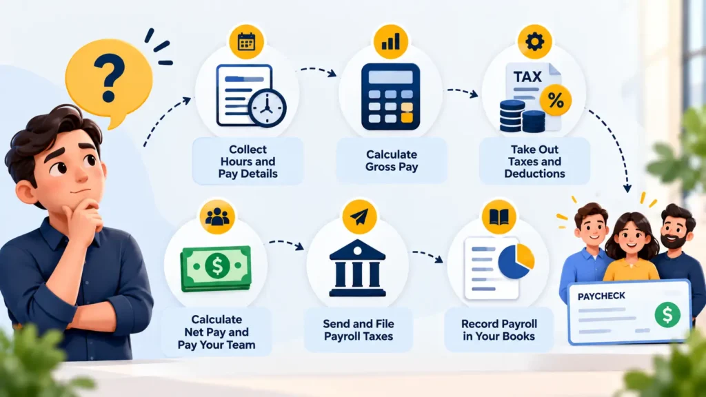 How Does Payroll Work for a Small Business? A Step-by-Step Guide