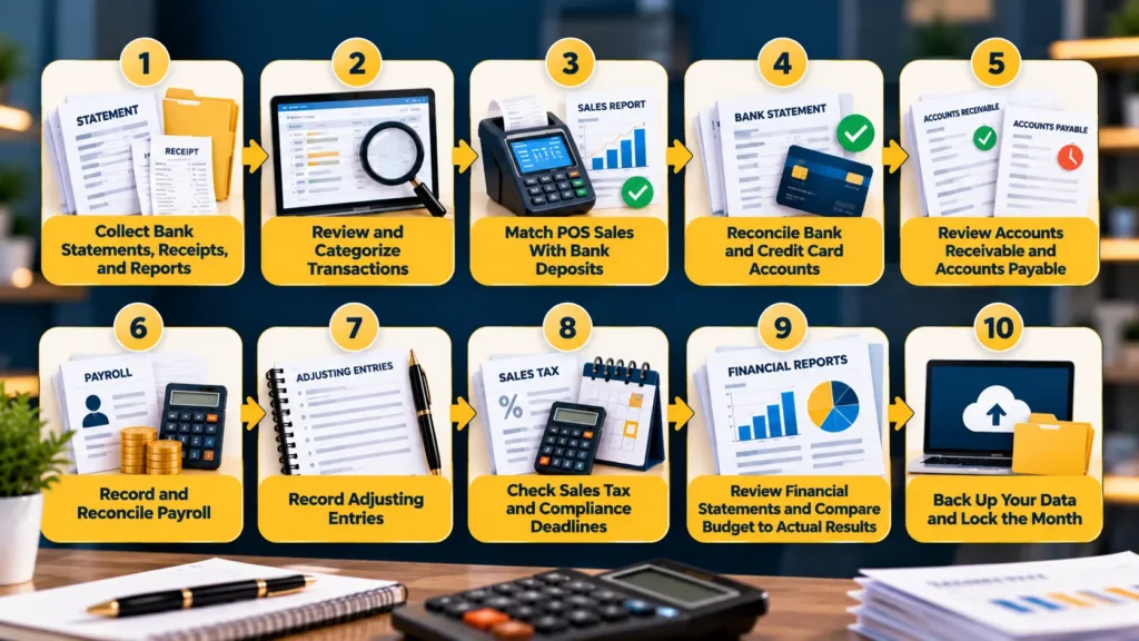 Monthly Bookkeeping Checklist